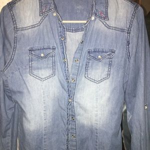 Chambray top